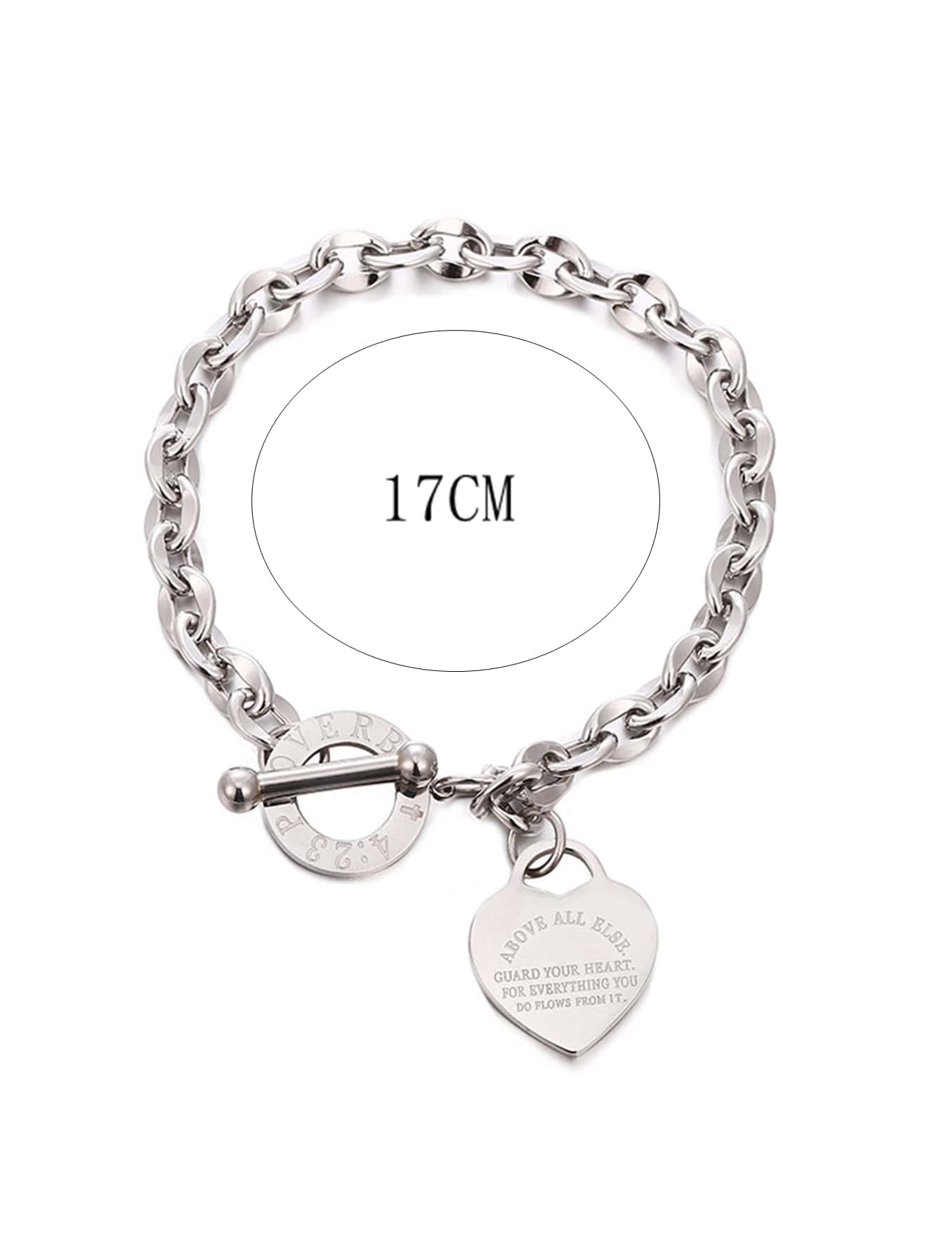 Evelyn – Minimalist Heart Chain Bracelet