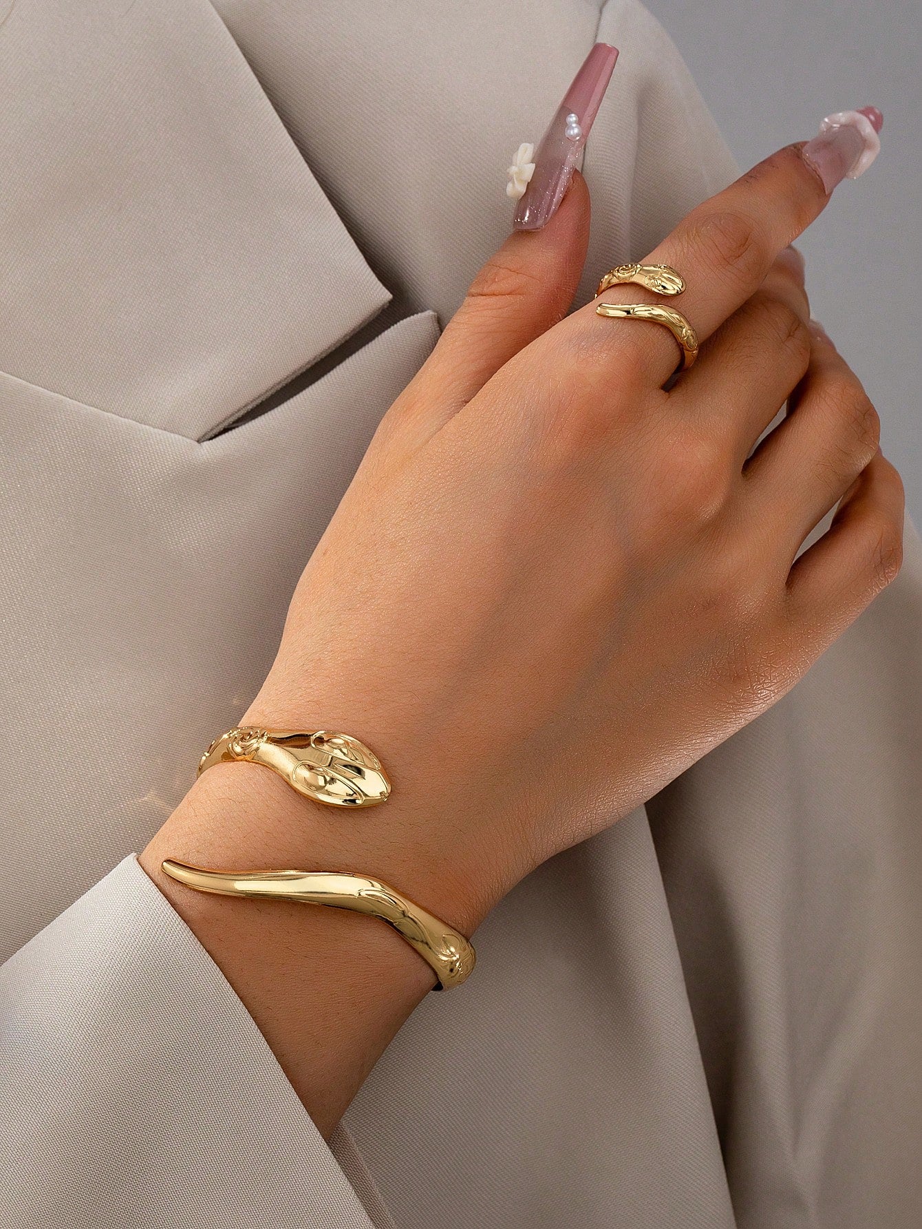 Evelyn – Wild Print Jewelry Set