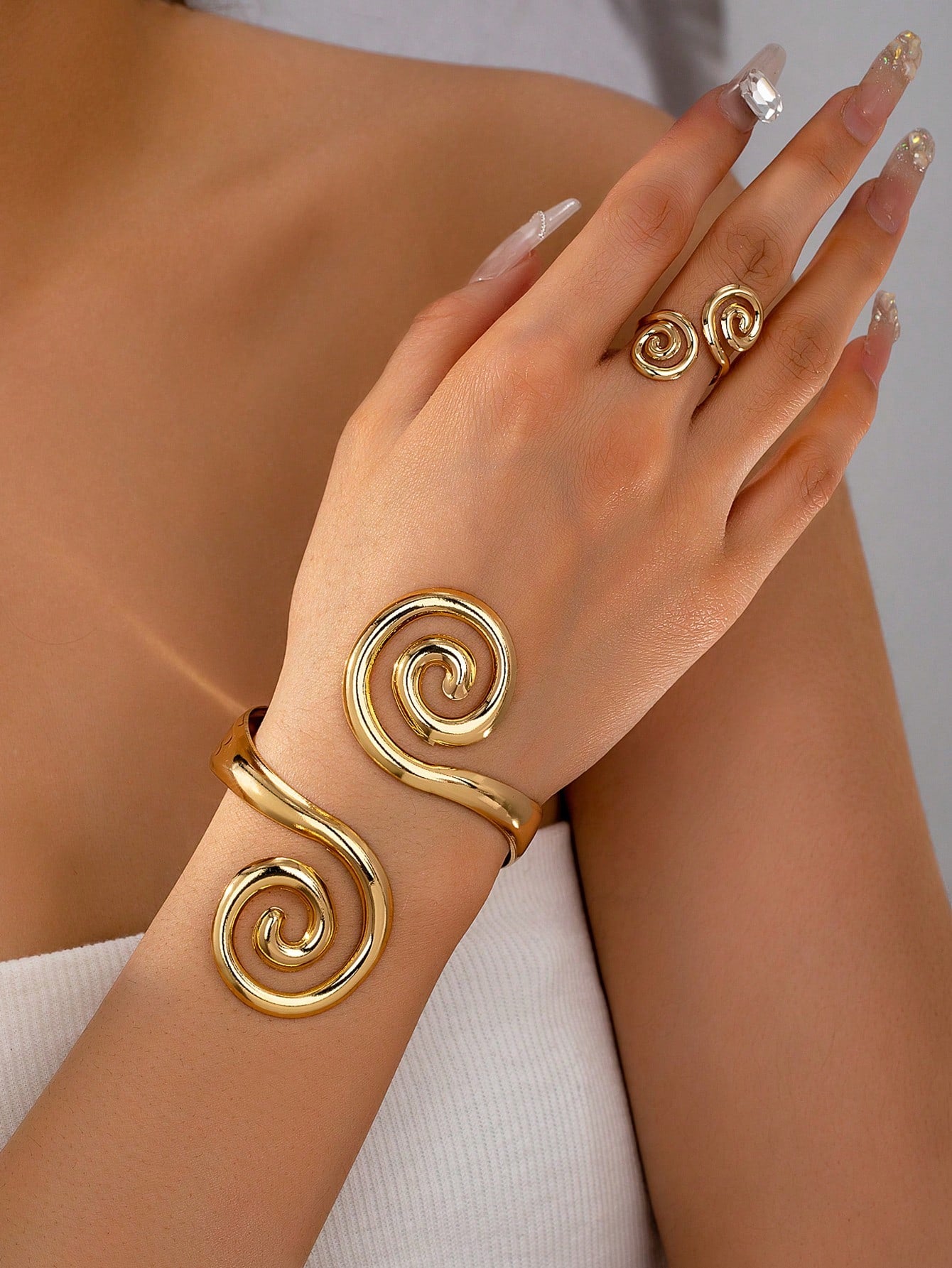Evelyn – Wild Print Jewelry Set