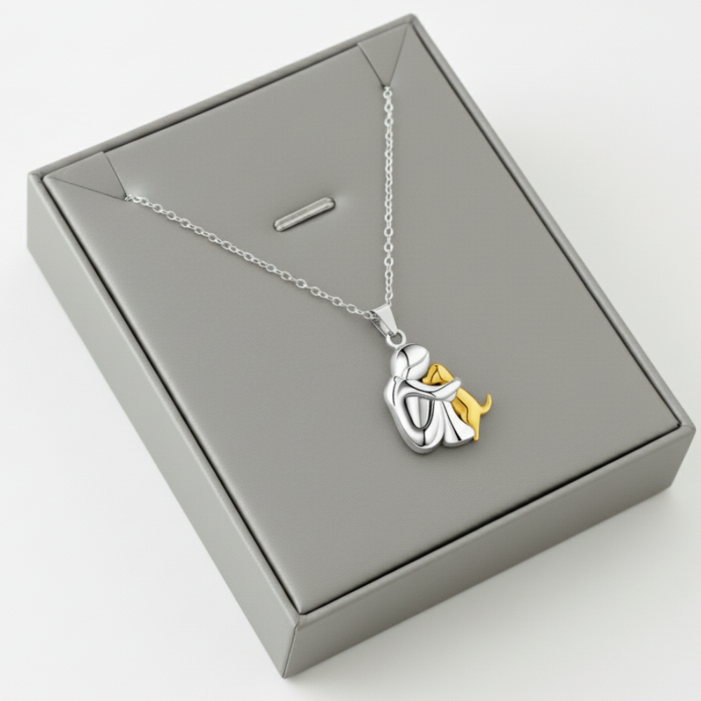 Evelyn – Memorial Hug Pendant Necklace Set