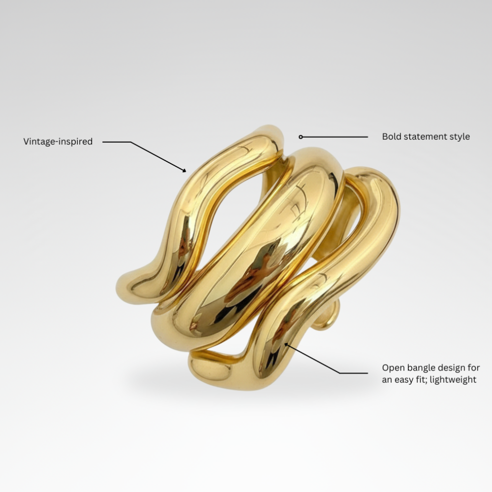 Evelyn – Vintage-Inspired Bangle Bracelet Set