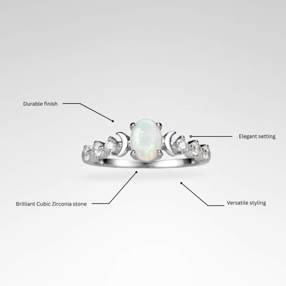 Evelyn – Sparkling Cubic Zirconia Engagement Ring