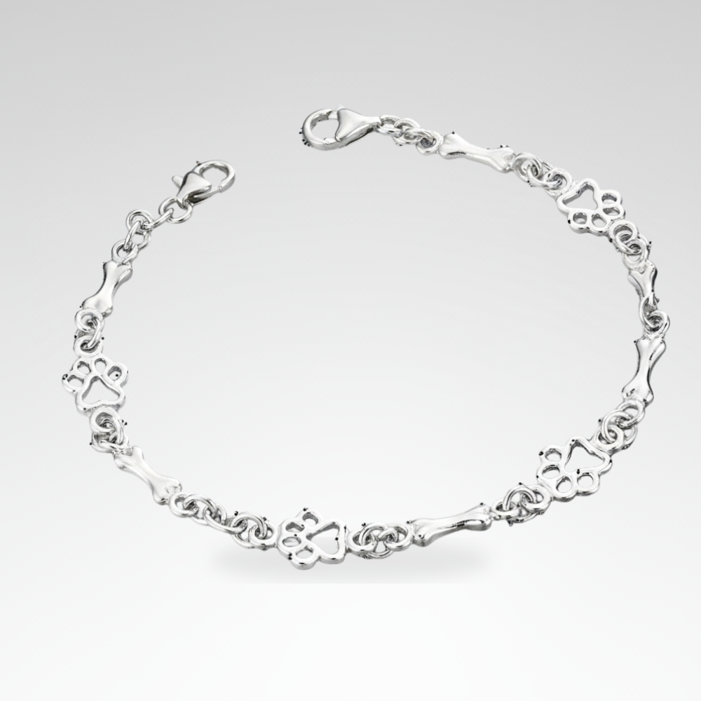 Evelyn – Limited Edition Dog Paw & Bone Bracelet