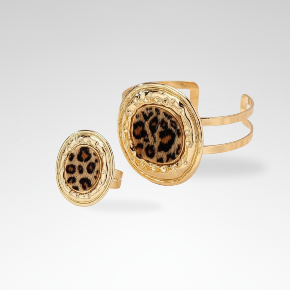 Evelyn – Wild Print Jewelry Set