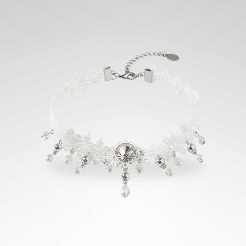 Evelyn – Delicate Lace Choker Necklace