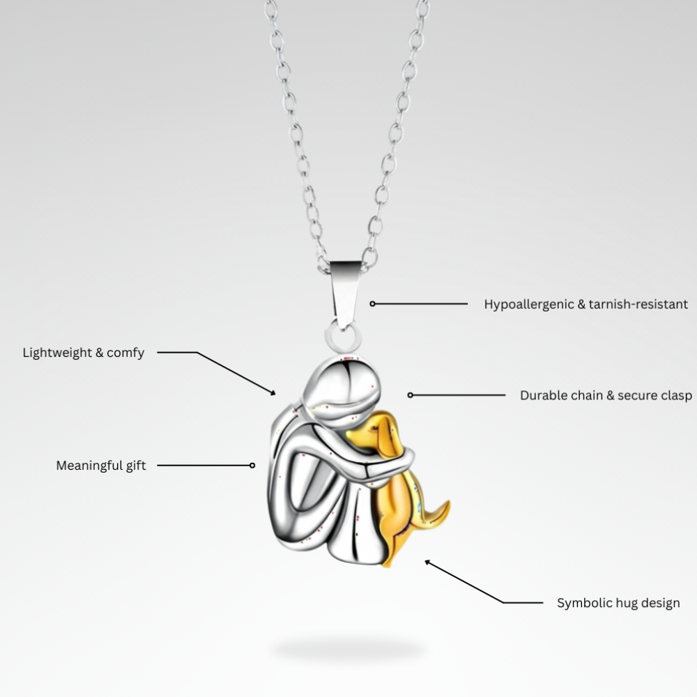 Evelyn – Memorial Hug Pendant Necklace Set