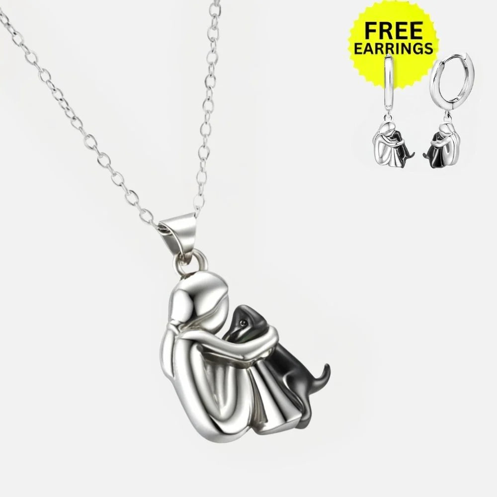 Evelyn – Memorial Hug Pendant Necklace Set