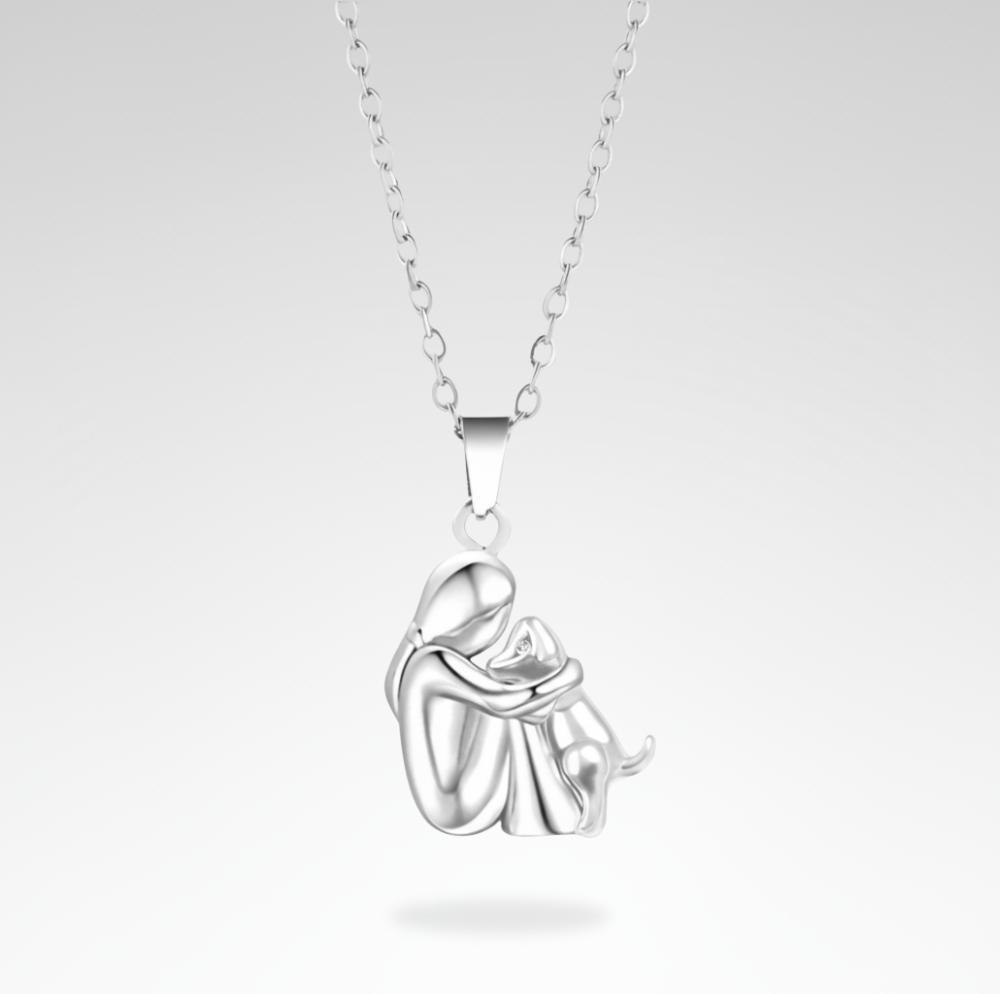 Evelyn – Memorial Hug Pendant Necklace Set