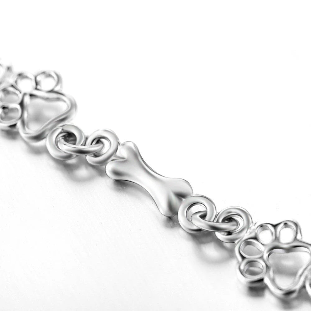 Evelyn – Limited Edition Dog Paw & Bone Bracelet