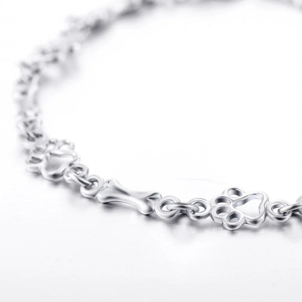 Evelyn – Limited Edition Dog Paw & Bone Bracelet