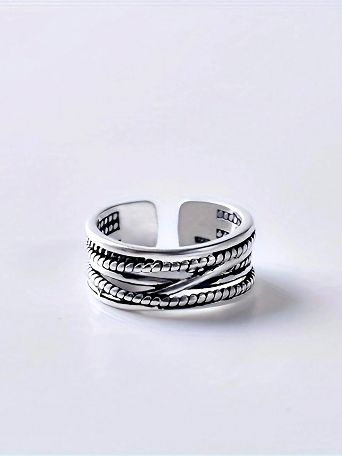 Evelyn – Vintage Royal Adjustable Statement Ring