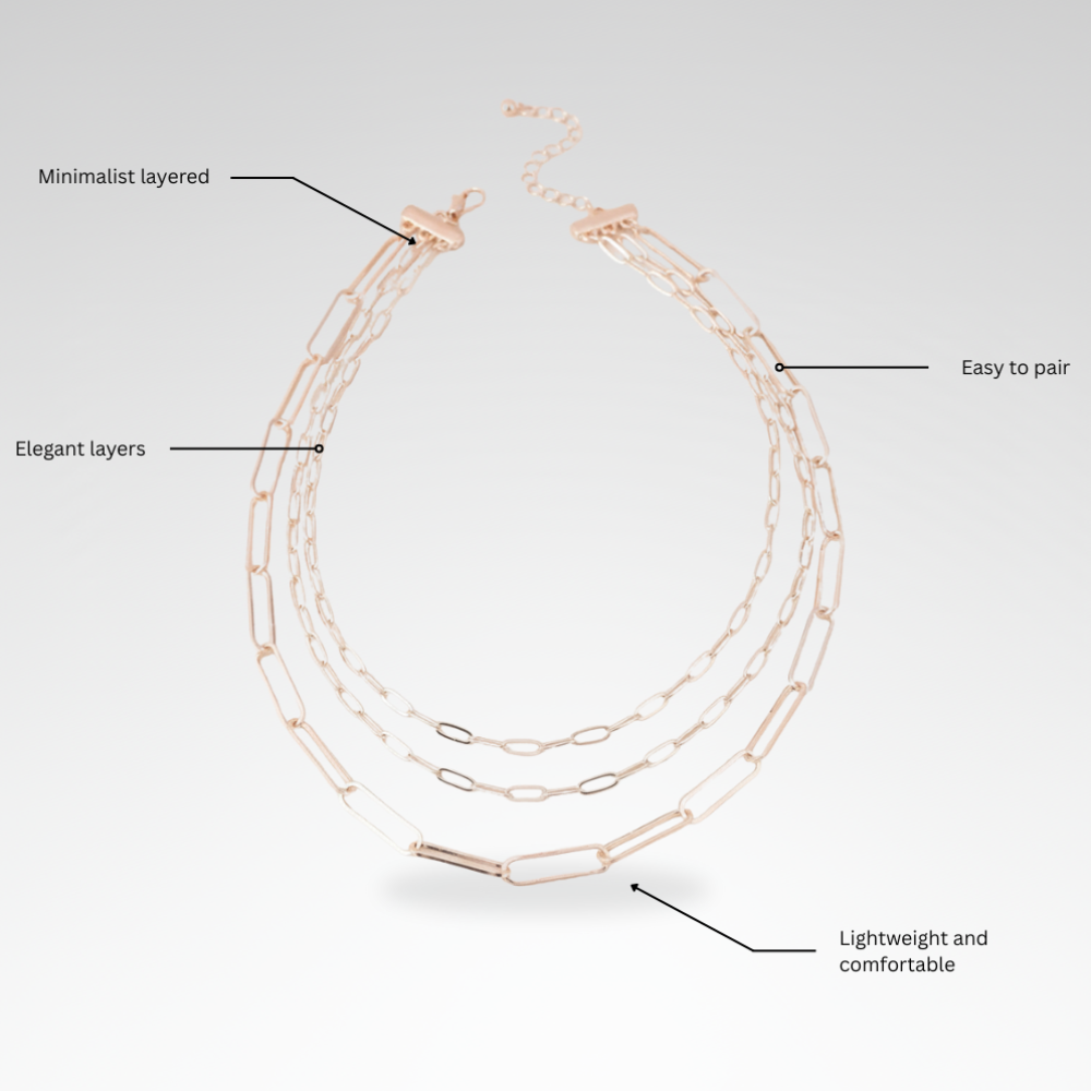 Evelyn – Delicate Layered Necklace