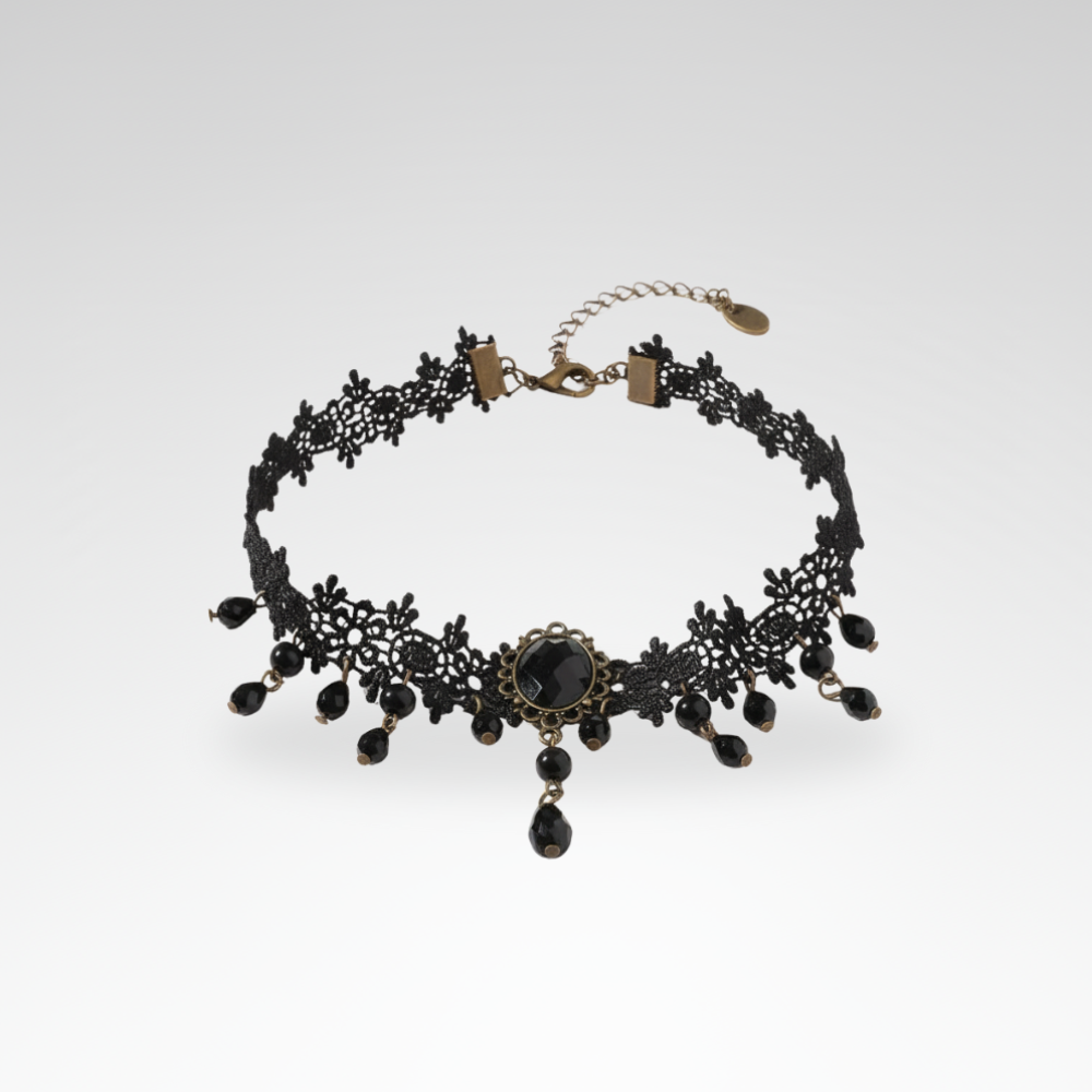 Evelyn – Delicate Lace Choker Necklace
