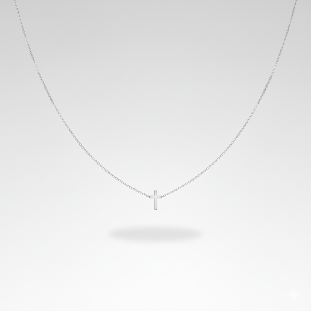 Evelyn – Timeless Cross Necklace