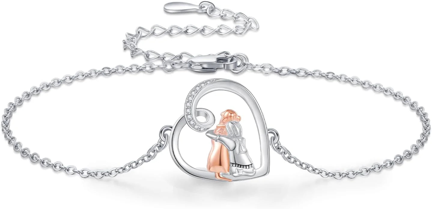 Evelyn – Adjustable Fit Dog Charm Bracelet for Pet Lovers