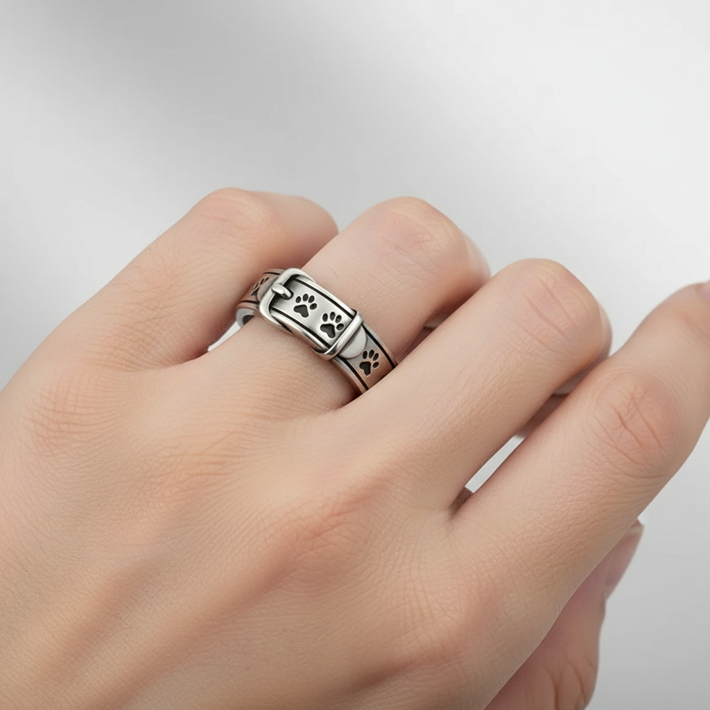 Evelyn – Adjustable Dog Collar Ring for Pet Lovers