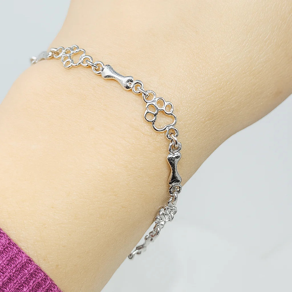 Evelyn – Limited Edition Dog Paw & Bone Bracelet