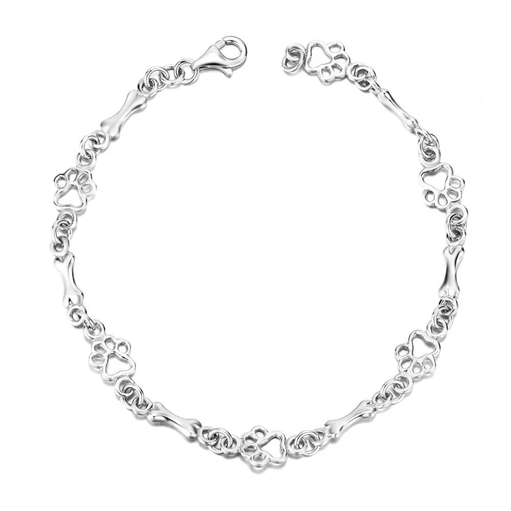 Evelyn – Limited Edition Dog Paw & Bone Bracelet